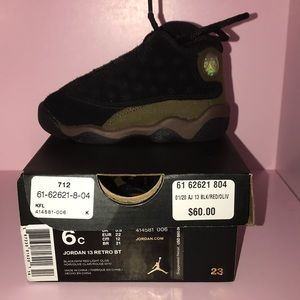 Toddler size 6 Jordan 13 Retro BT